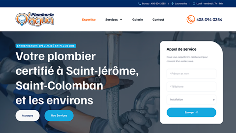 PLOMBERIE O'AGUA INC 