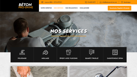 BÉTON PRO-SHINE 9338-4386 QUÉBEC INC